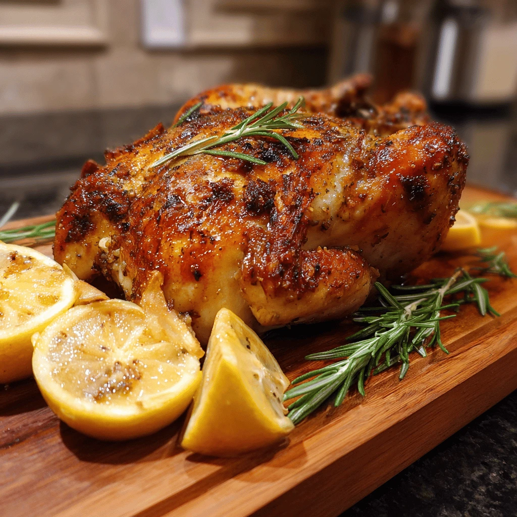 Lemon Rosemary Roasted Chicken