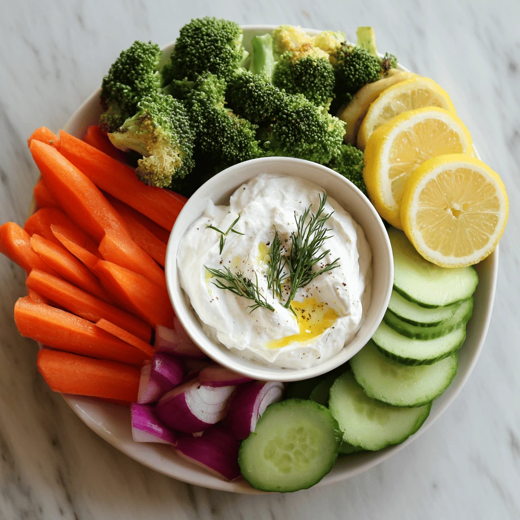 Greek Yogurt Dip with Veggies: Healthy Snacks