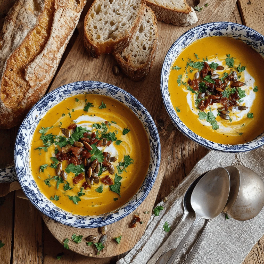 Roasted Pumpkin Soup for Thanksgiving