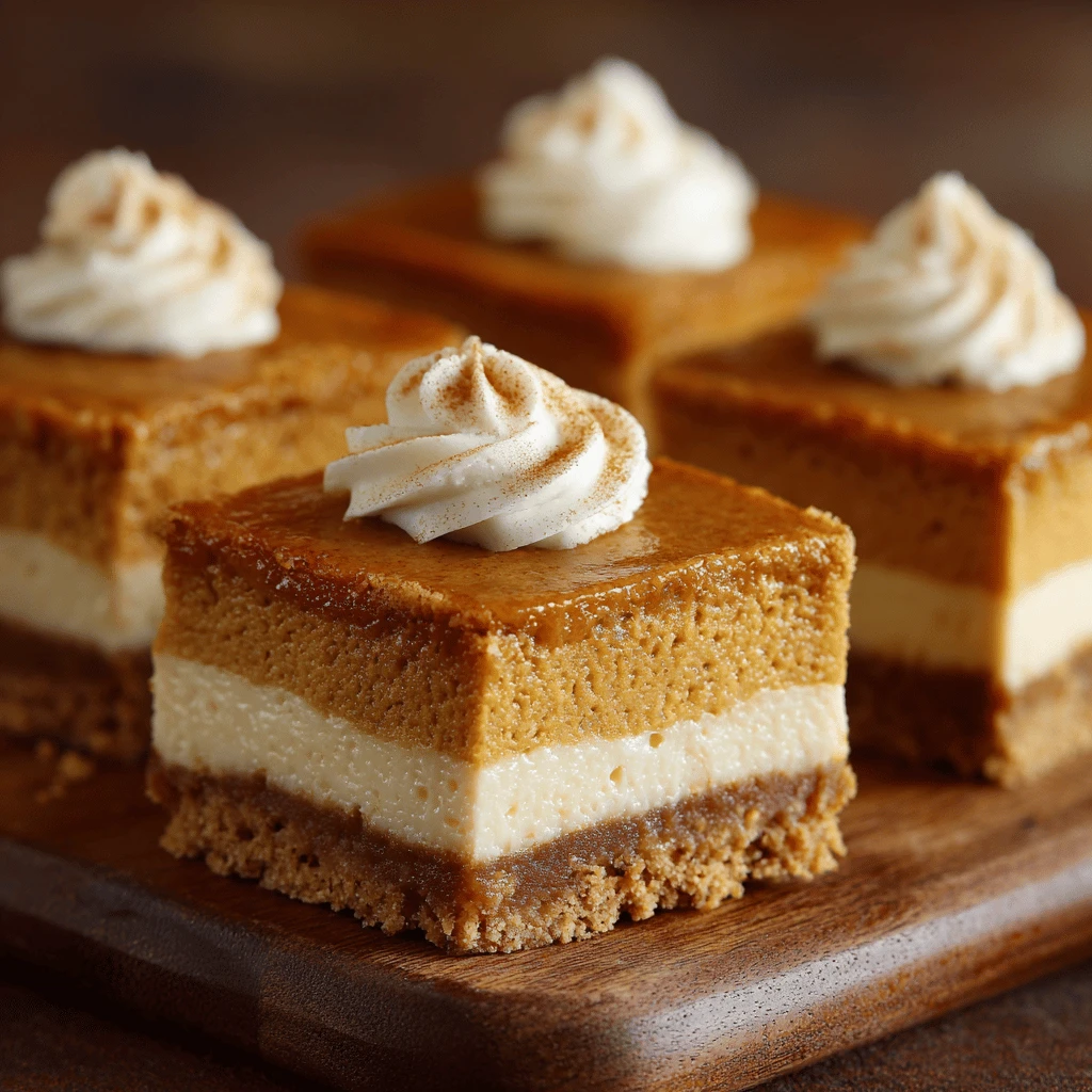 Pumpkin Pie Cheesecake Bars: Thanksgiving Desserts