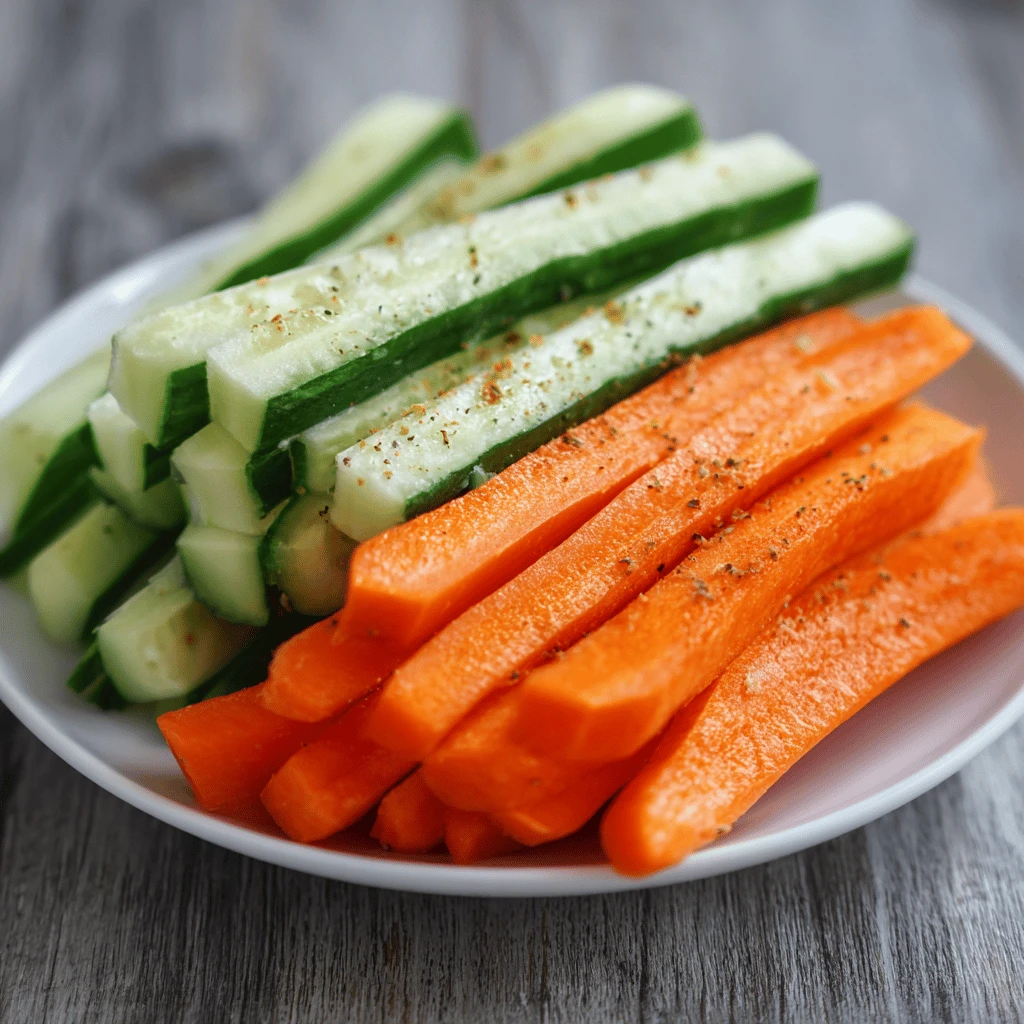 Carrot and Cucumber Sticks: The Perfect Healthy Snack