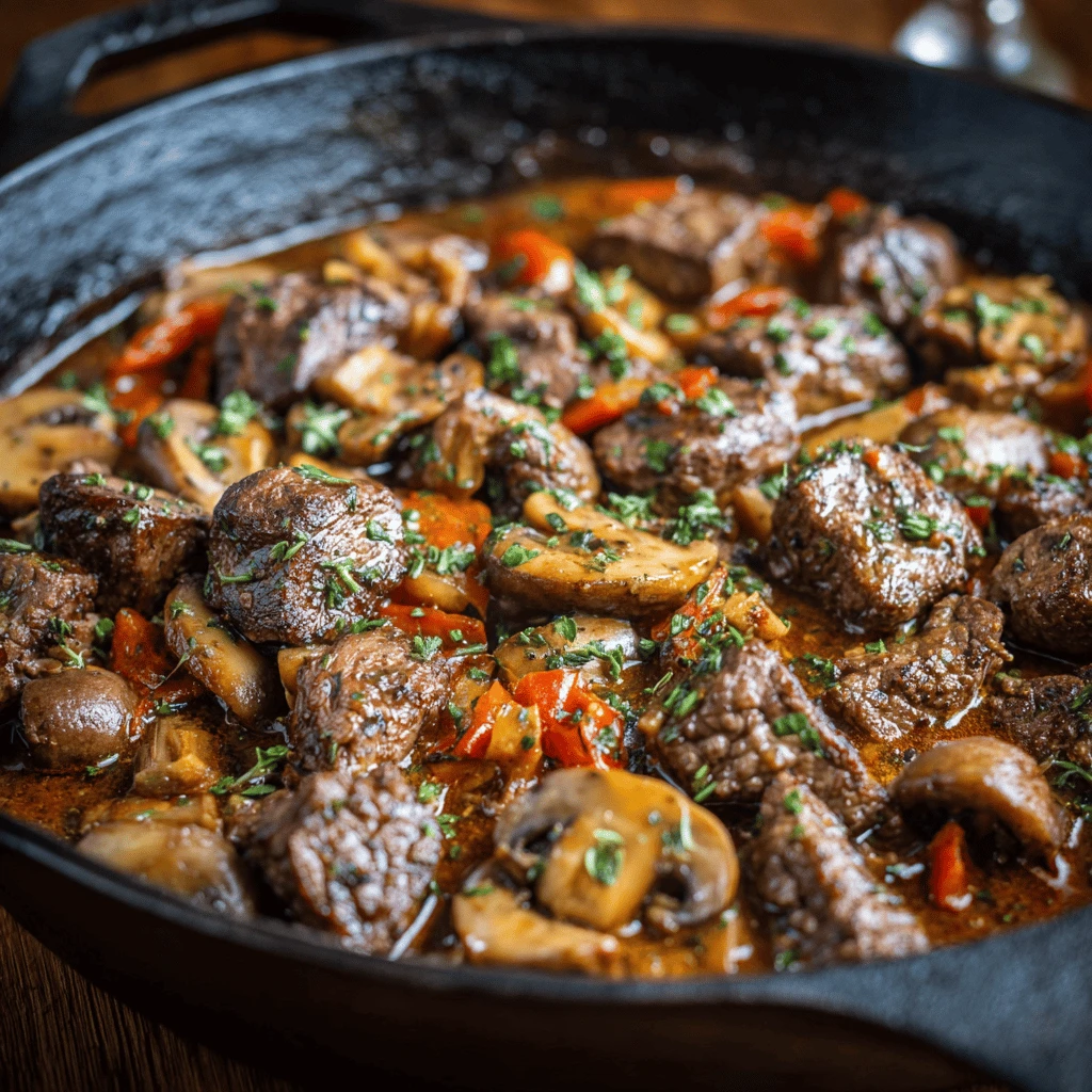 Beef and Mushroom Skillet: A Flavorful Weeknight Dinner