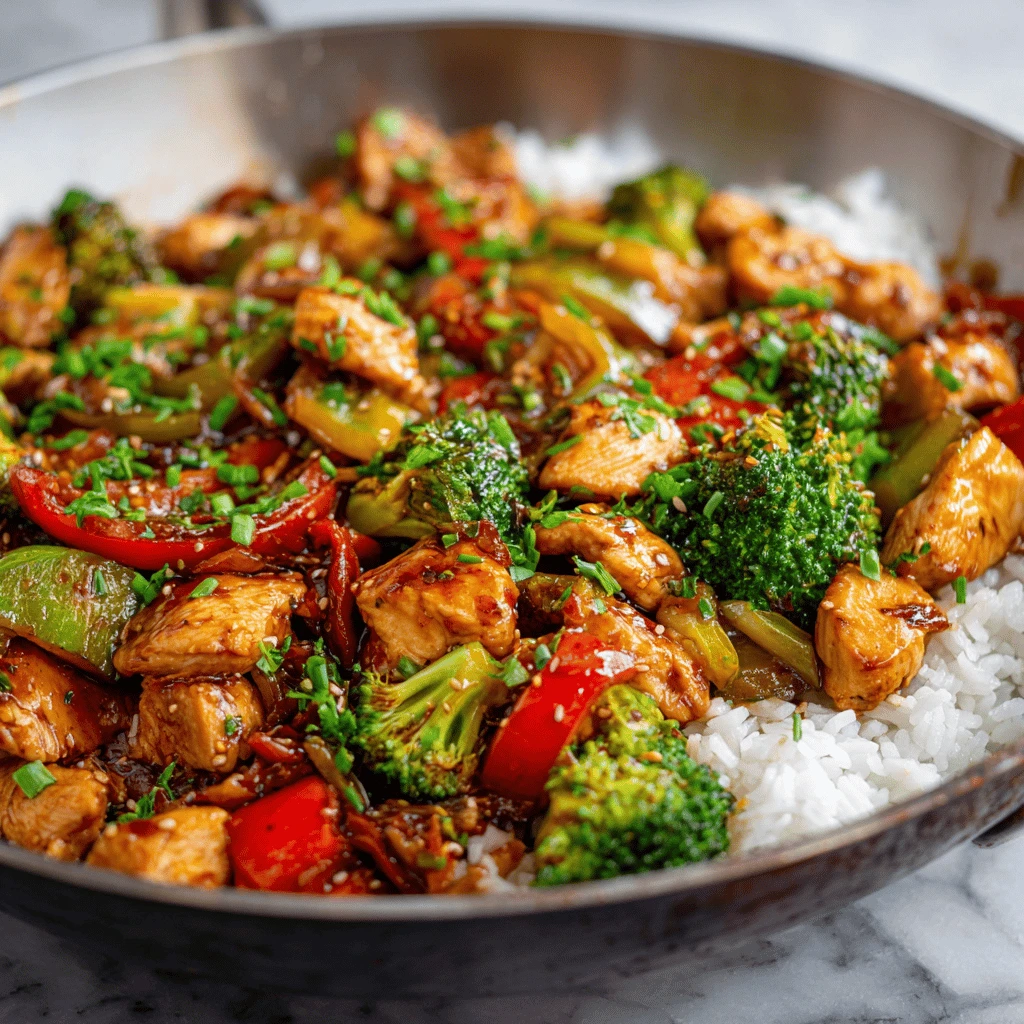 Honey Garlic Chicken Stir-Fry: A Sweet & Savory Delight