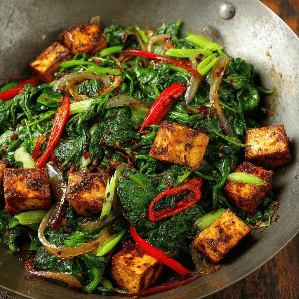 Spinach and Tofu Stir-Fry: A Healthy and Delicious Delight
