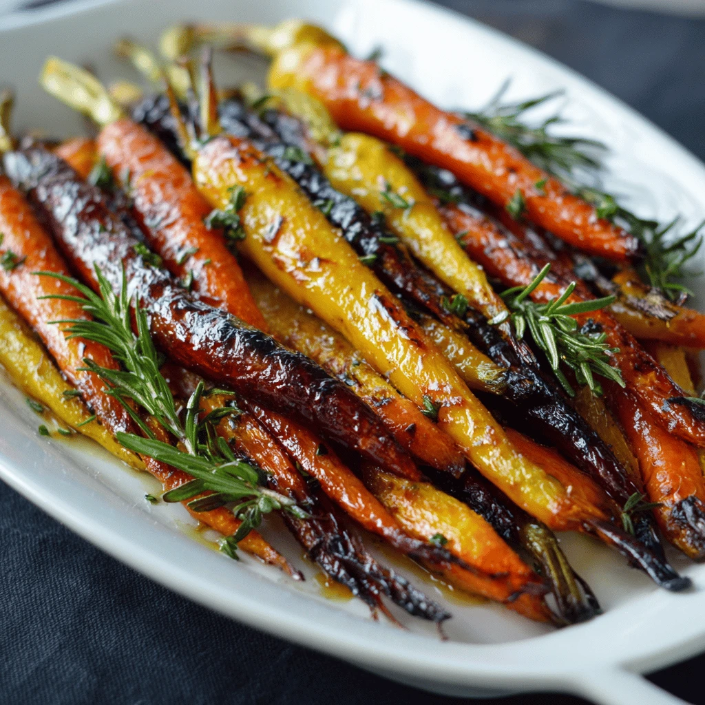Honey Glazed Roasted Carrots Thanksgiving Special