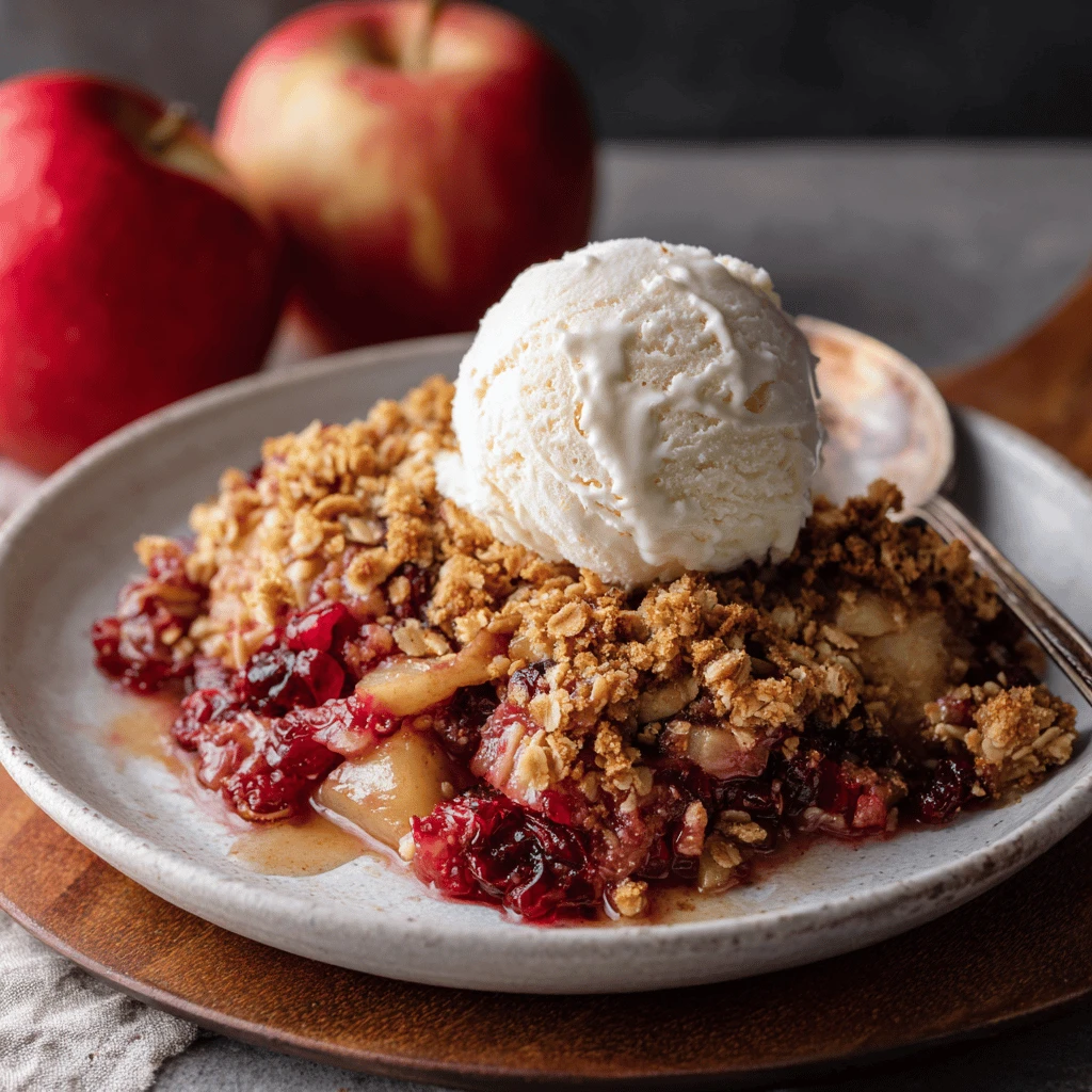 Apple Cranberry Crisp: The Perfect Thanksgiving Dessert