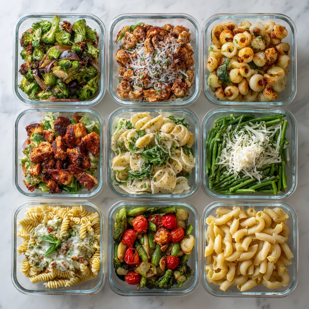 Healthy Pasta Meal Prep