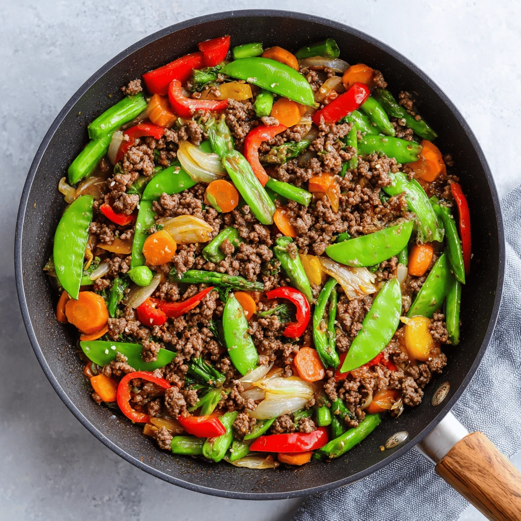 Ground Beef Stir-Fry with Vegetables: A Quick, Healthy, and Flavorful Meal