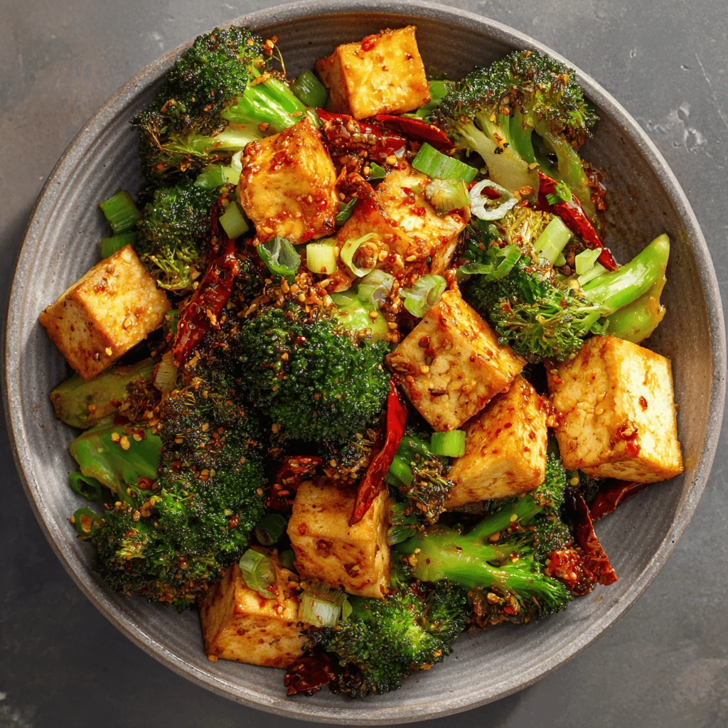 Spicy Broccoli and Tofu Stir-Fry