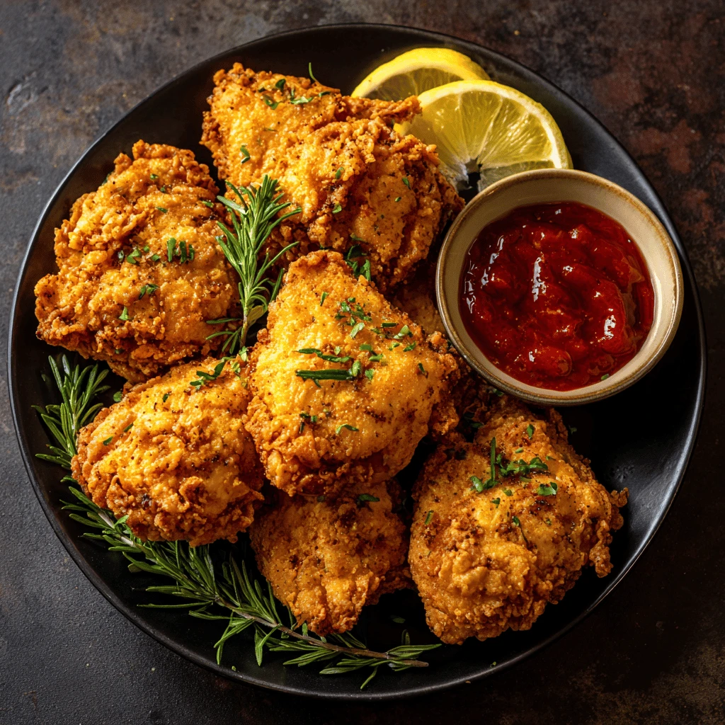 Crispy Buttermilk Fried Chicken