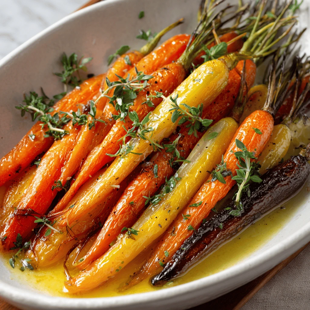 Maple Roasted Carrots for Thanksgiving