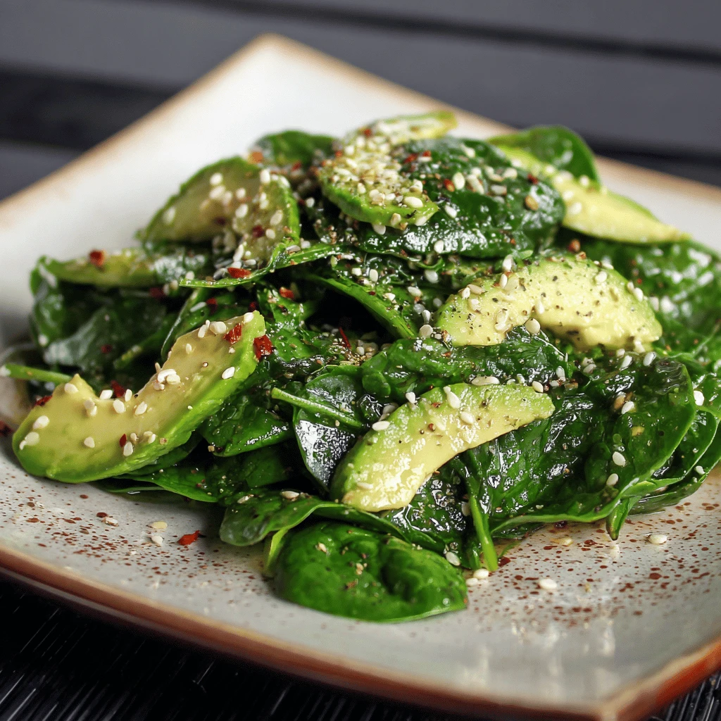 Spinach and Avocado Salad: A Nutrient-Packed Delight
