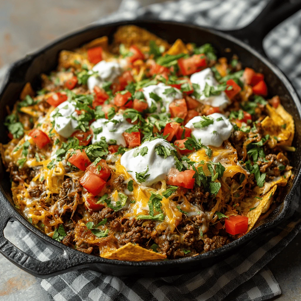Quick Beef Taco Skillet