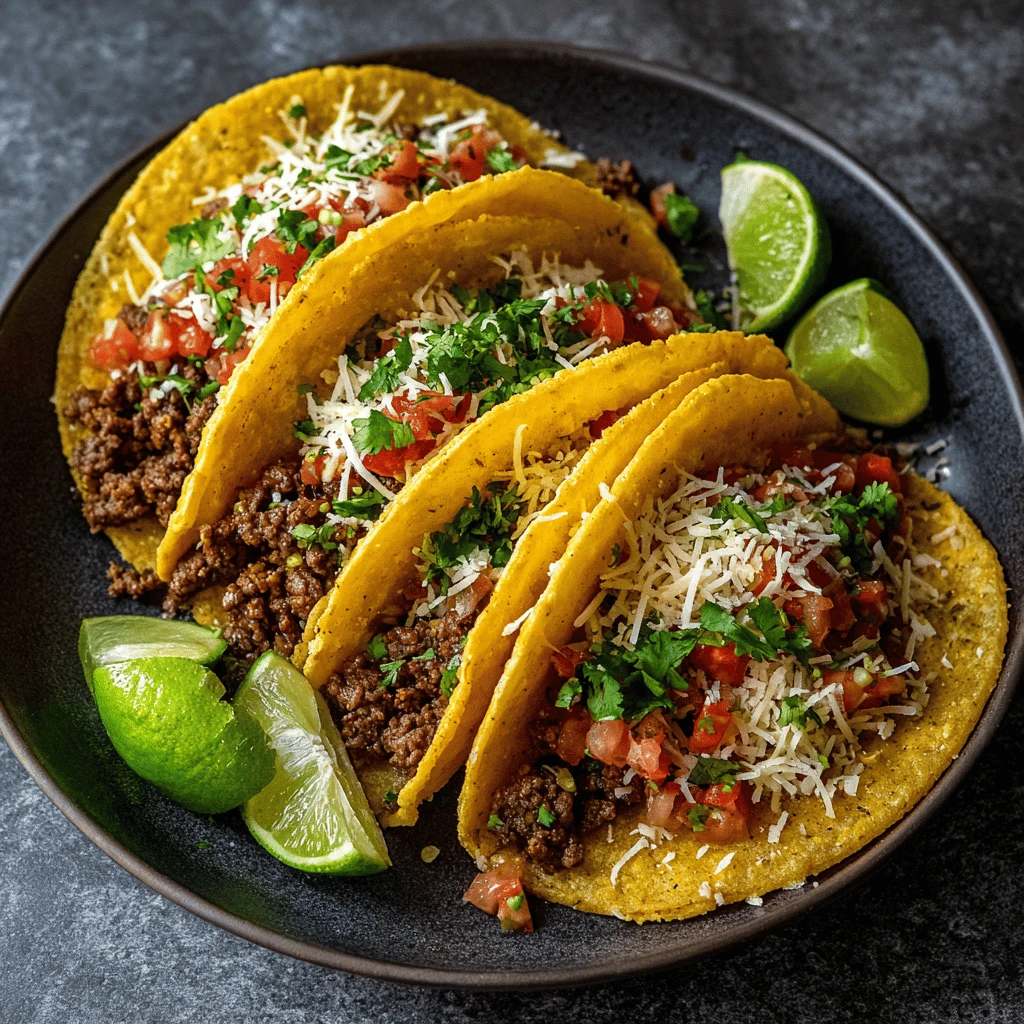 Beef Tacos with Homemade Seasoning