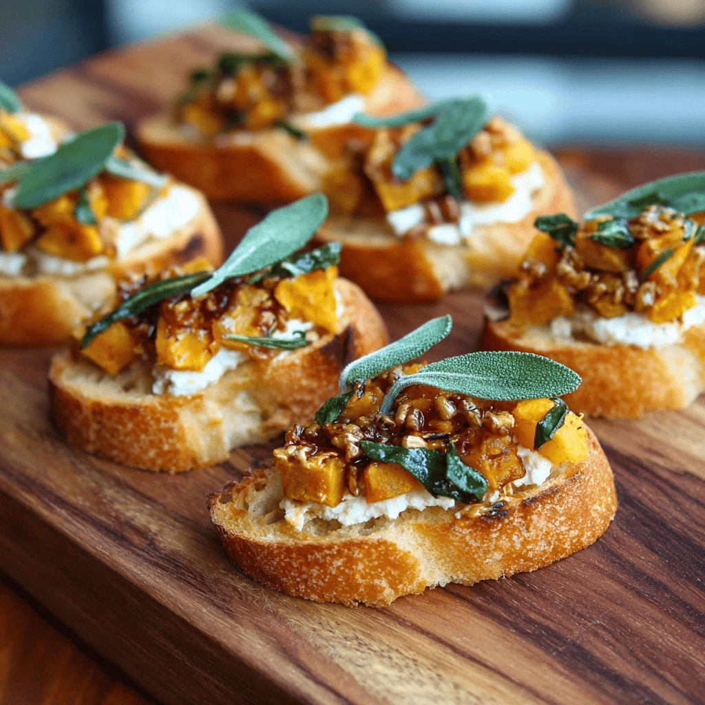 Pumpkin Sage Crostini: The Perfect Thanksgiving Appetizer