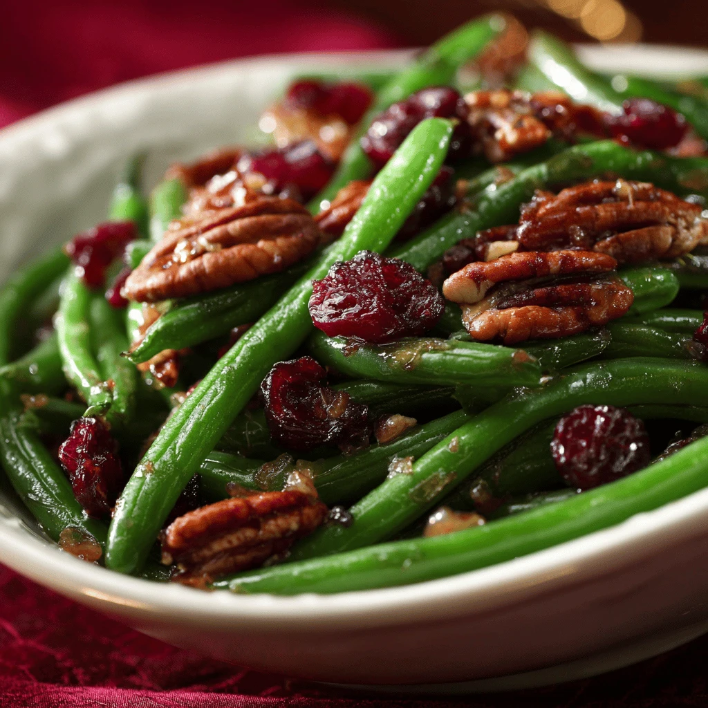 Cranberry Pecan Green Bean Salad: The Perfect Thanksgiving Dish
