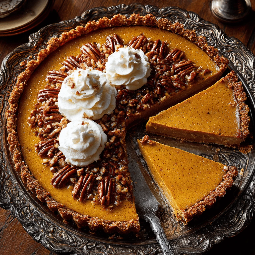Pumpkin Tart with Pecan Crust: The Ultimate Thanksgiving Dessert