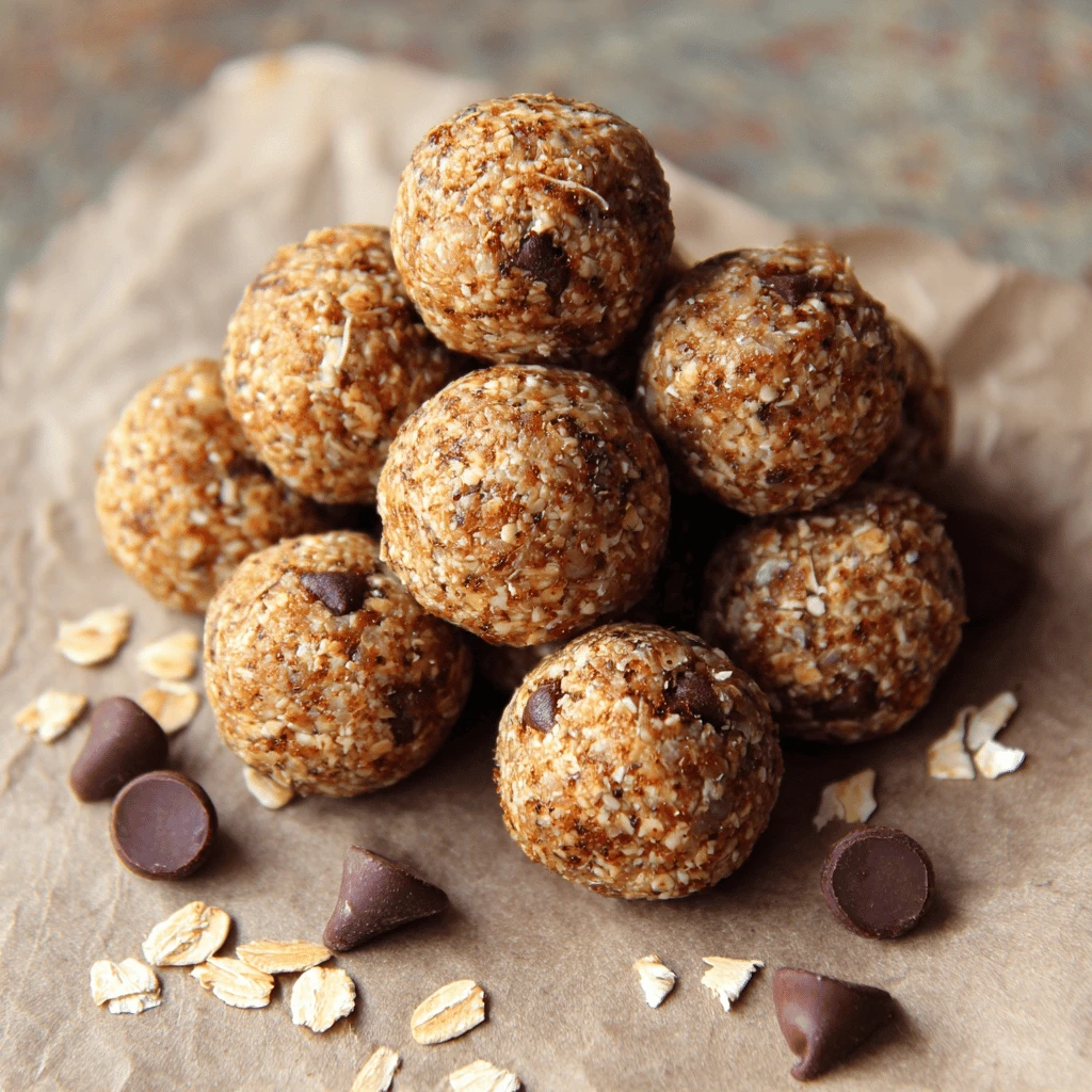 Oatmeal Chocolate Chip Bites: Healthy Snacks