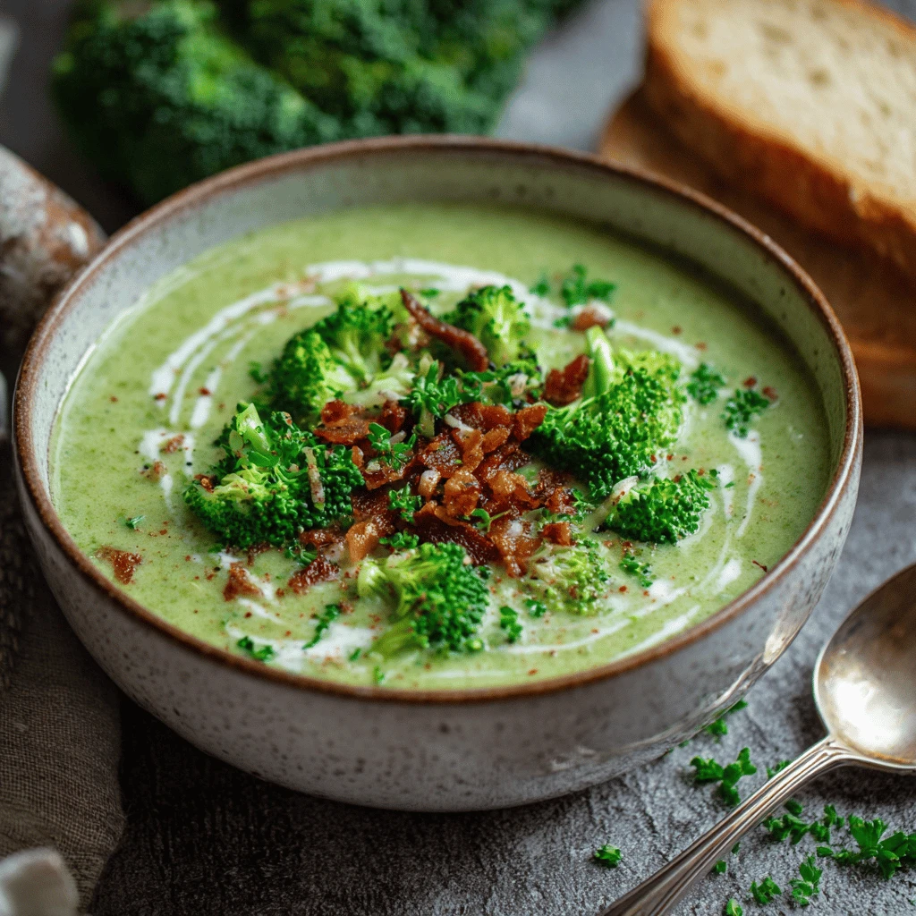 Creamy Garlic Broccoli Soup: A Comforting and Nutritious Delight