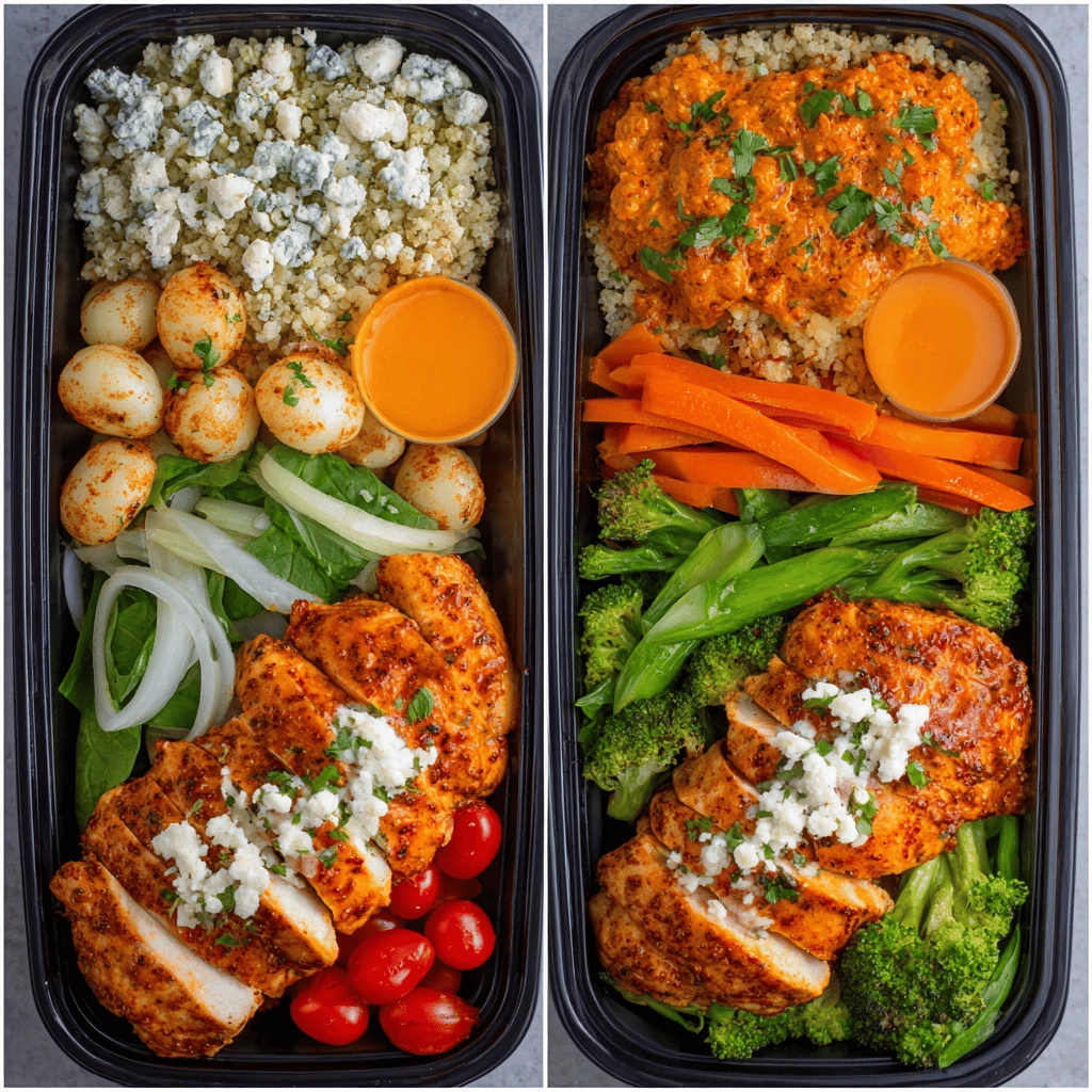Buffalo Chicken Meal Prep Ideas