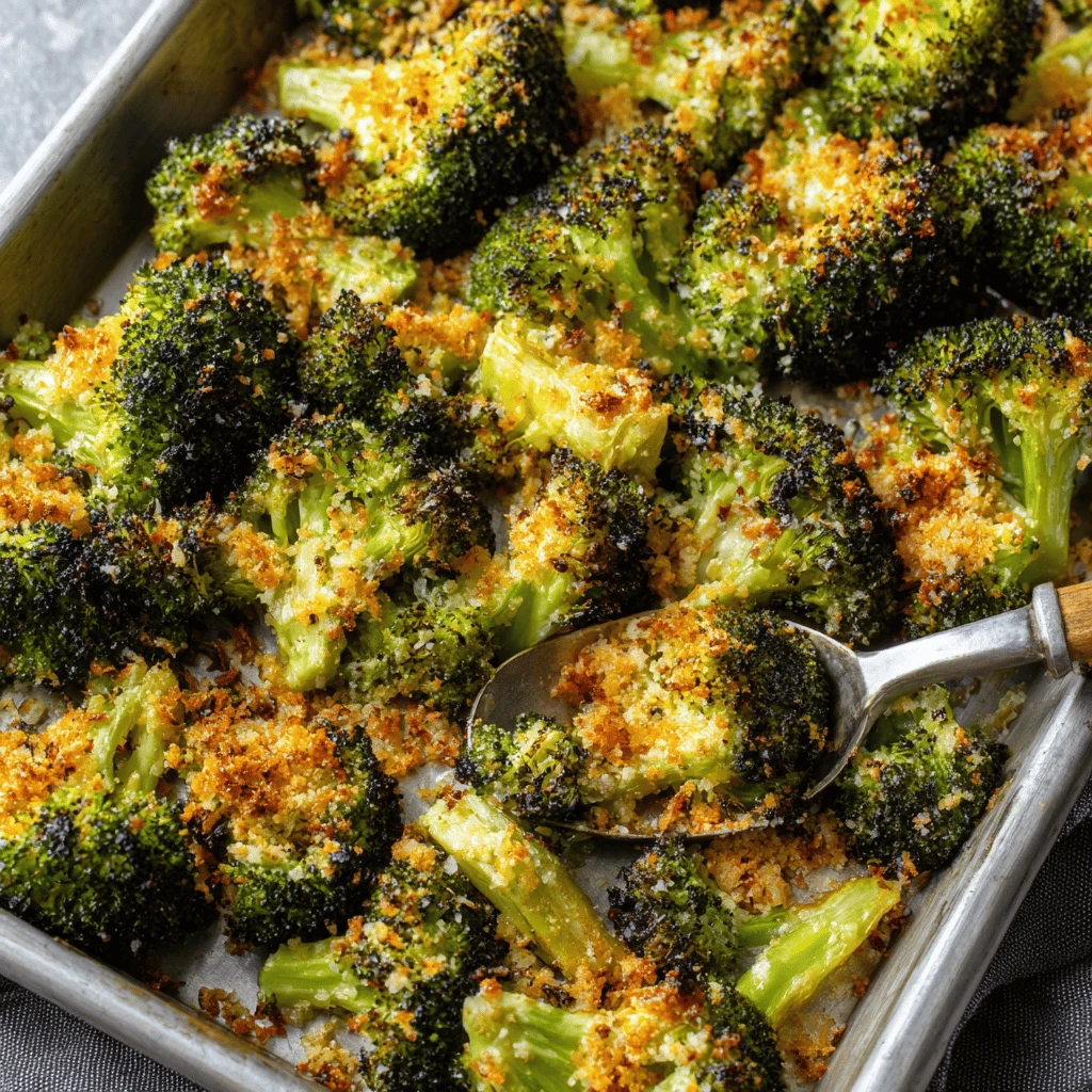 Oven-Roasted Broccoli with Parmesan Crust