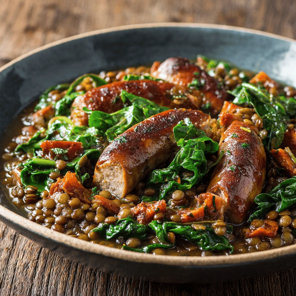 Slow Cooker Sausage and Lentils: A Hearty, Flavorful Meal