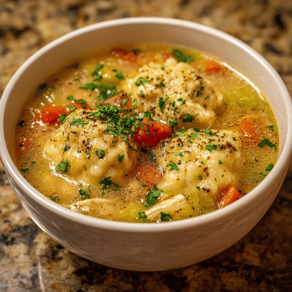 Crockpot Chicken and Dumpling Soup