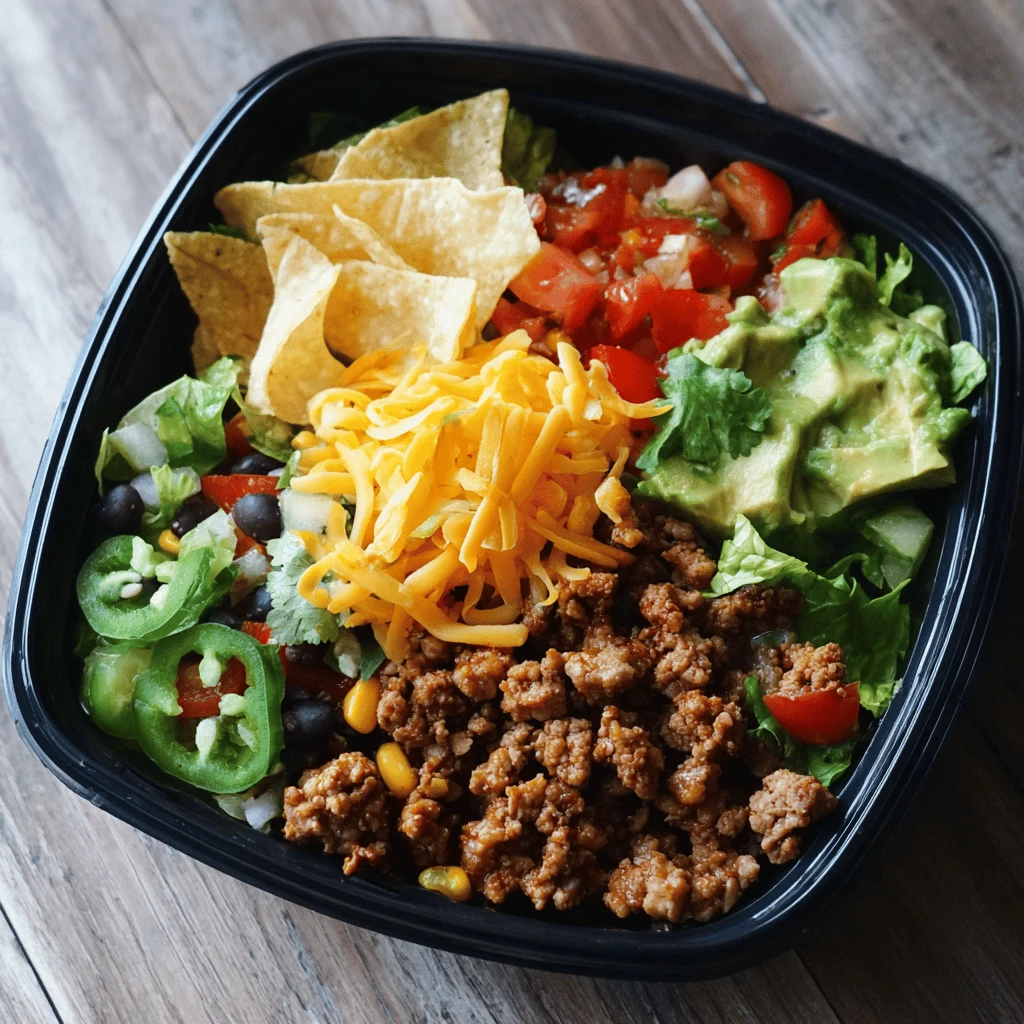 Turkey Taco Salad Meal Prep: Your Guide to Delicious and Healthy Lunches