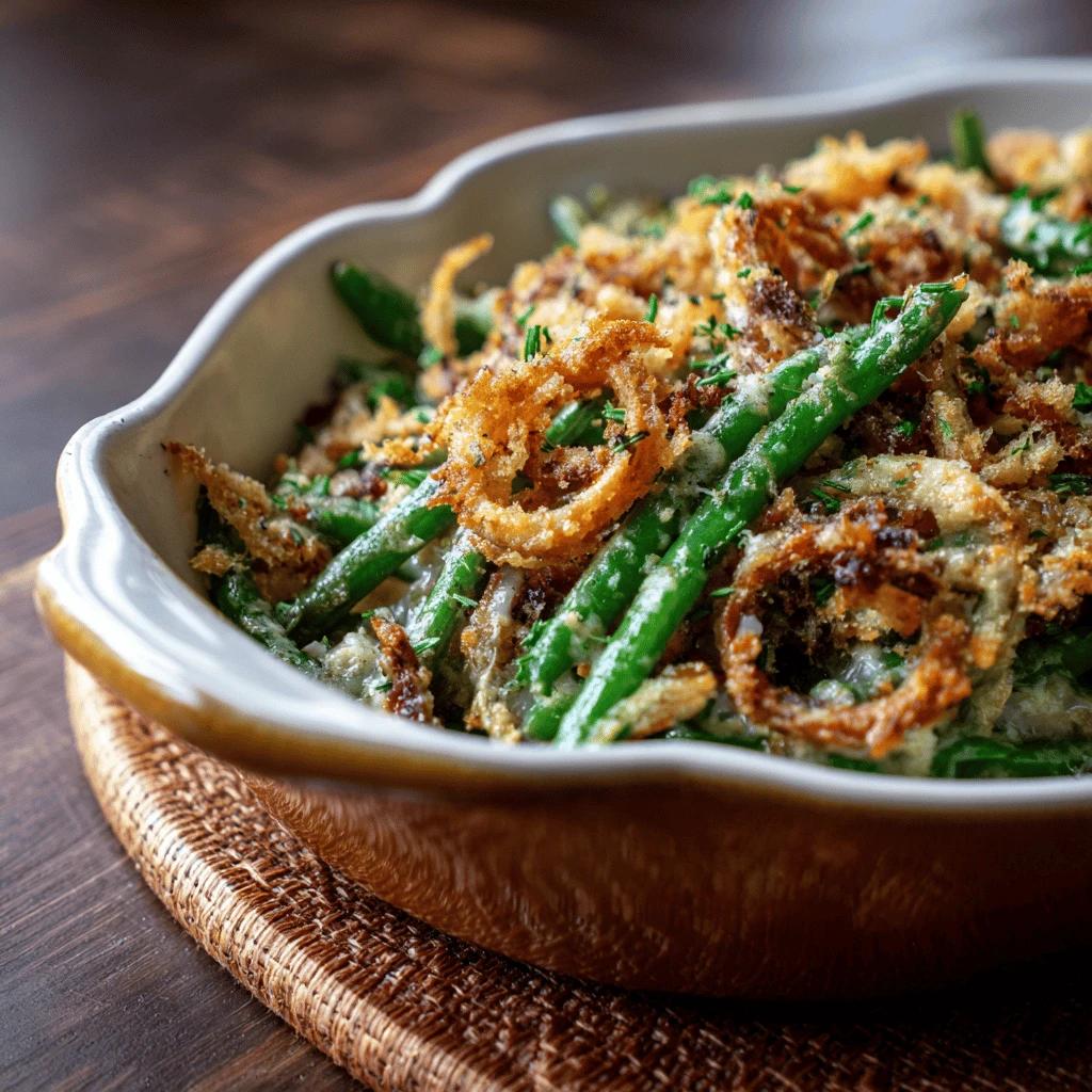Parmesan Green Bean Casserole: A Thanksgiving Dish Elevated
