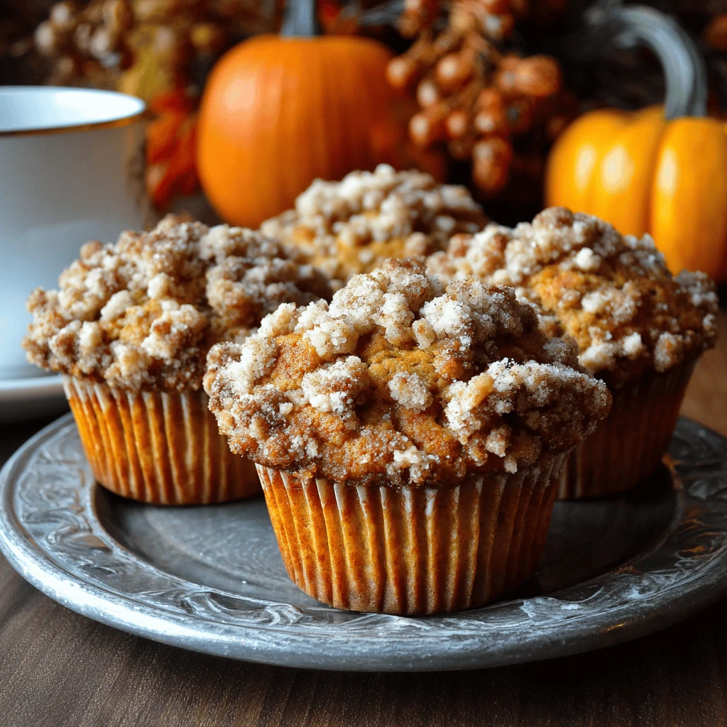 Pumpkin Streusel Muffins for Thanksgiving