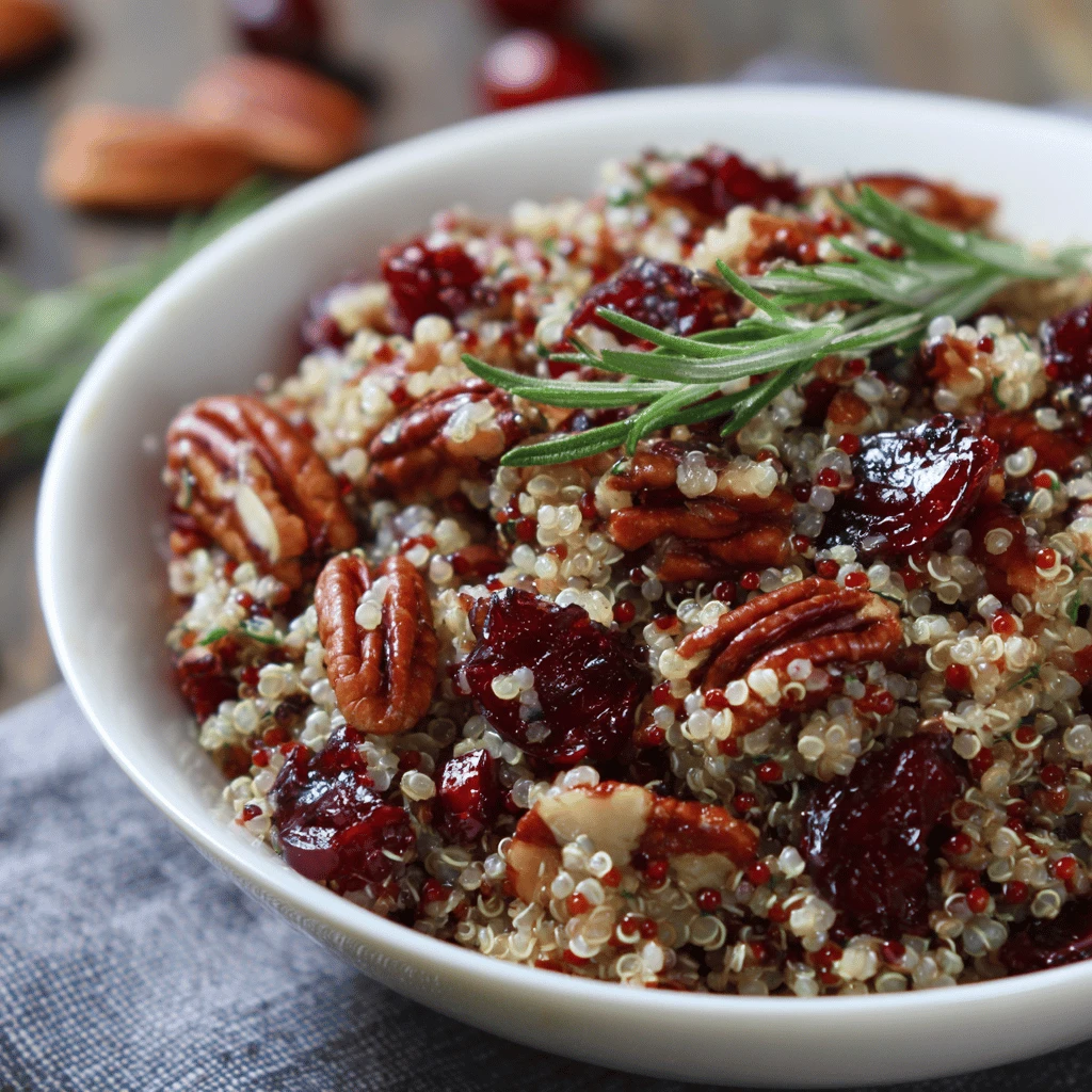 Cranberry Pecan Quinoa Salad: The Perfect Thanksgiving Side Dish