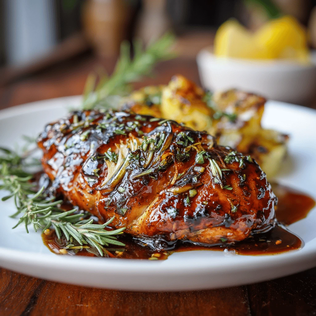 Balsamic Glazed Chicken: The Easiest Dinner Recipe You’ll Ever Make