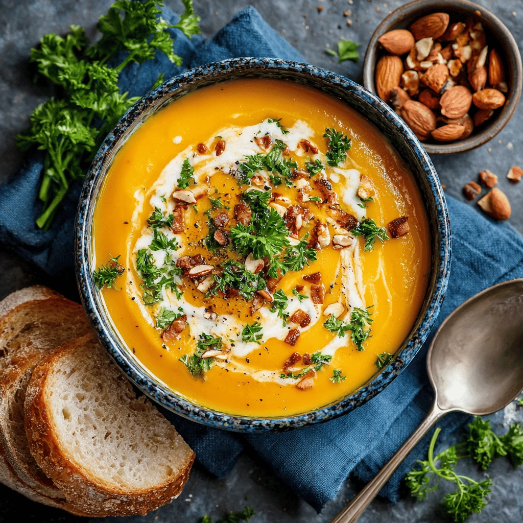 Maple Butternut Squash Soup: Thanksgiving Recipes