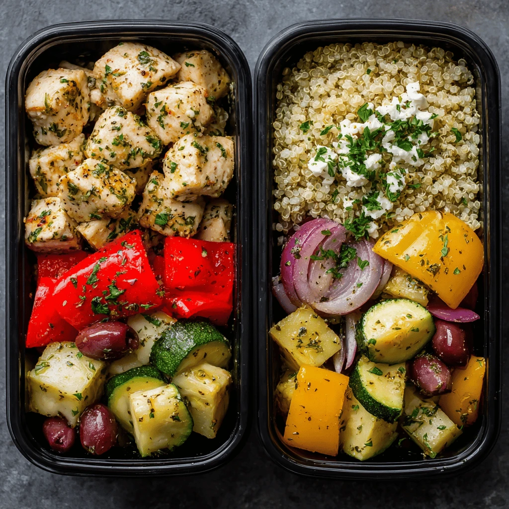 Lemon Garlic torso Meal Prep Bowls