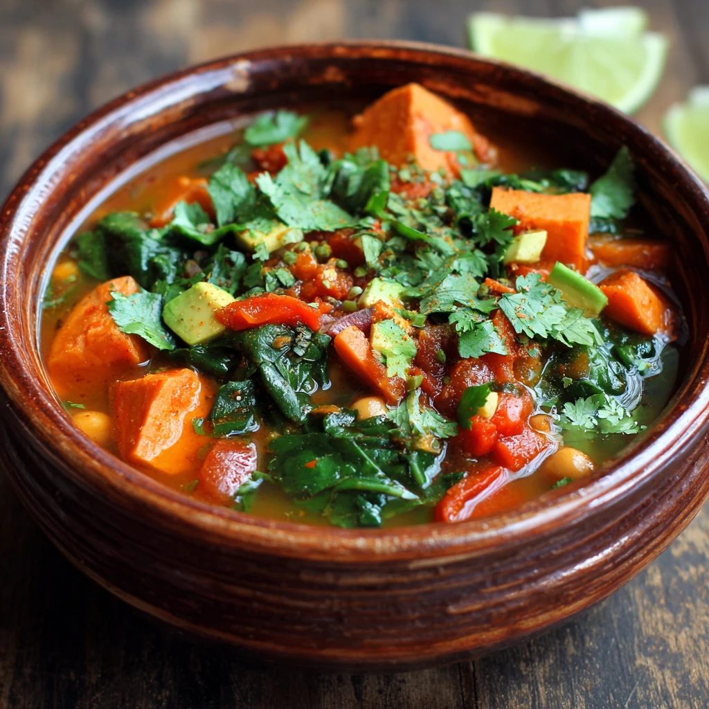 Spinach and Sweet Potato Stew