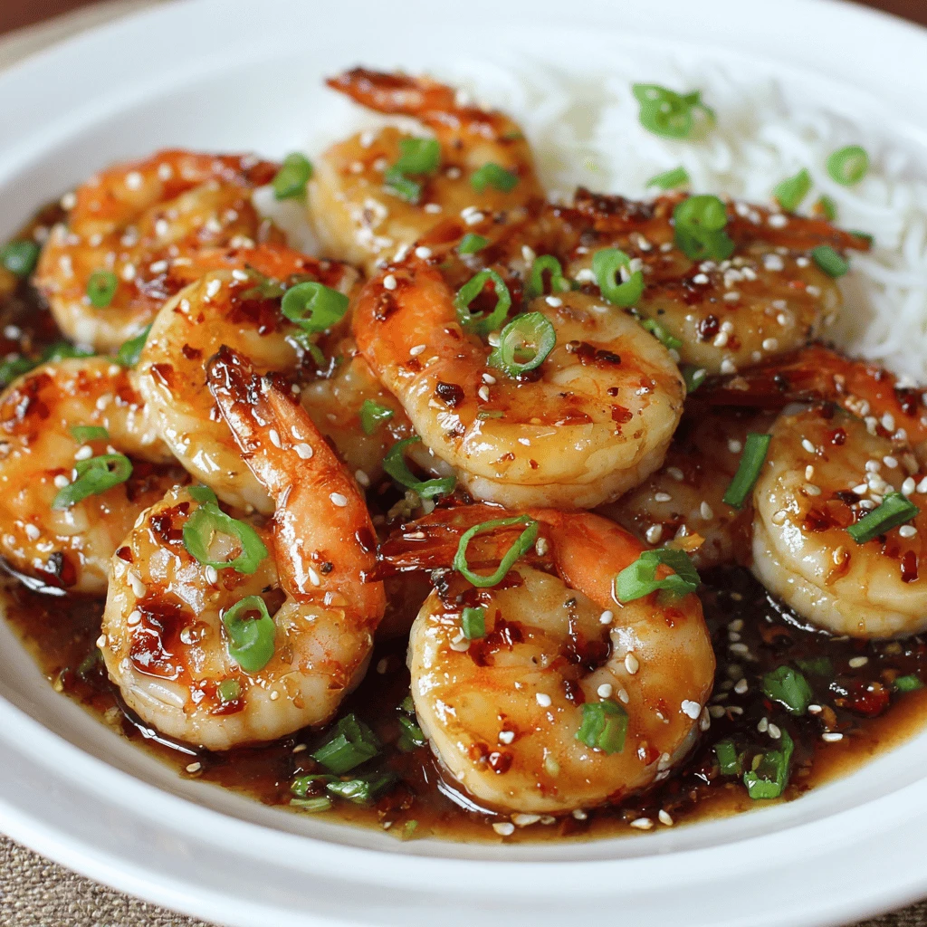 Honey Garlic Shrimp Easy Dinner