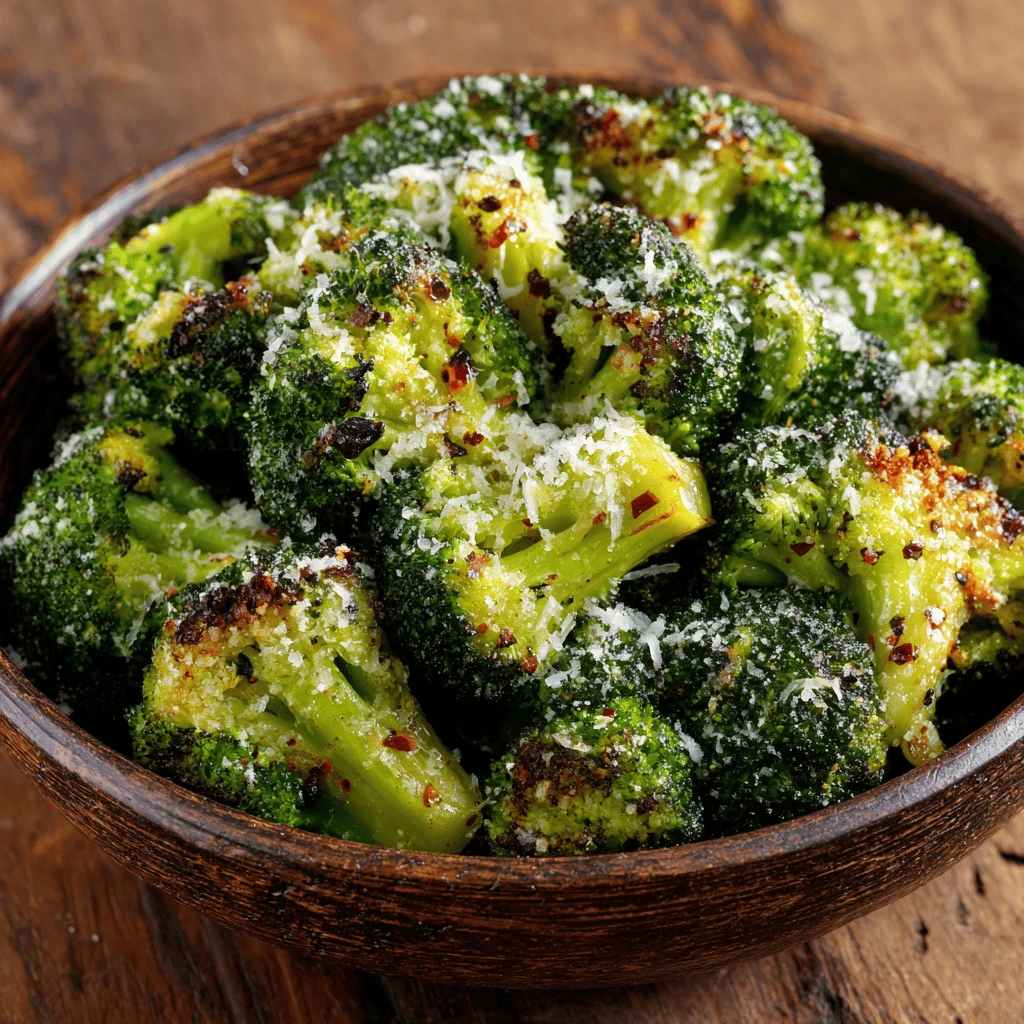 Oven-Roasted Parmesan Broccoli