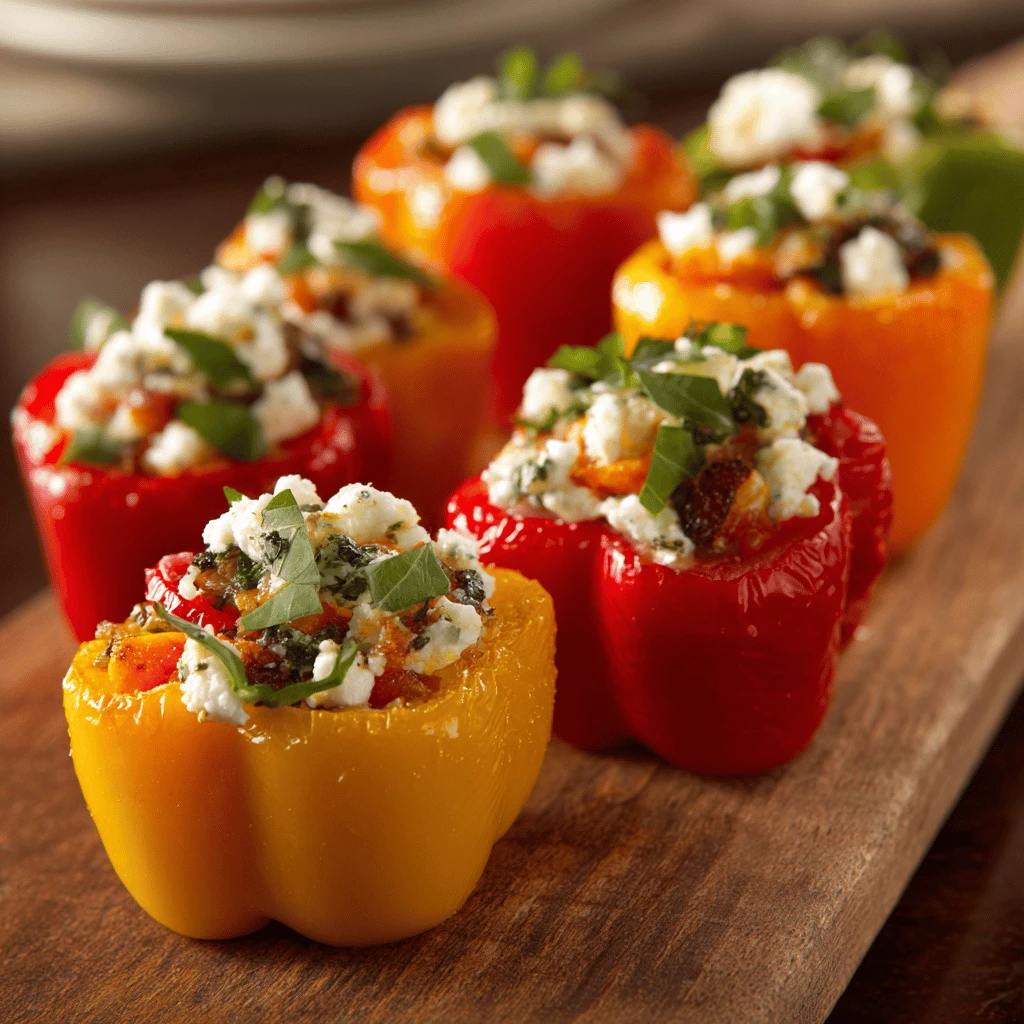 Mini Bell Peppers Thanksgiving Appetizers: Bite-Sized Delights for Your Holiday Feast