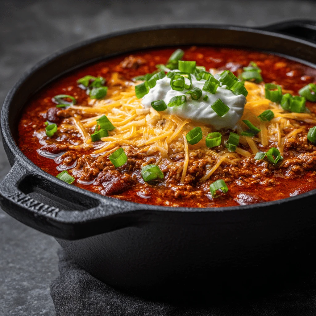 Quick Beef and Bean Chili
