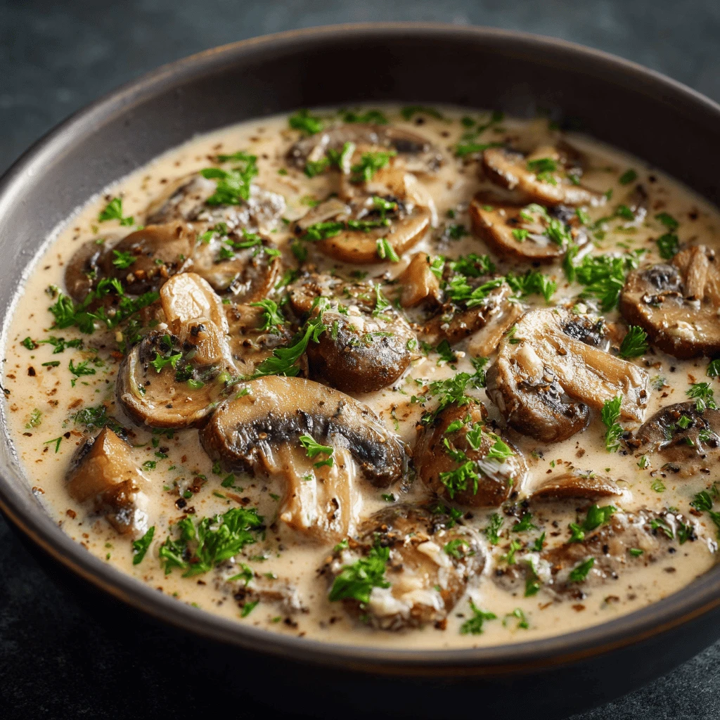 Easy Recipe Creamy Mushroom
