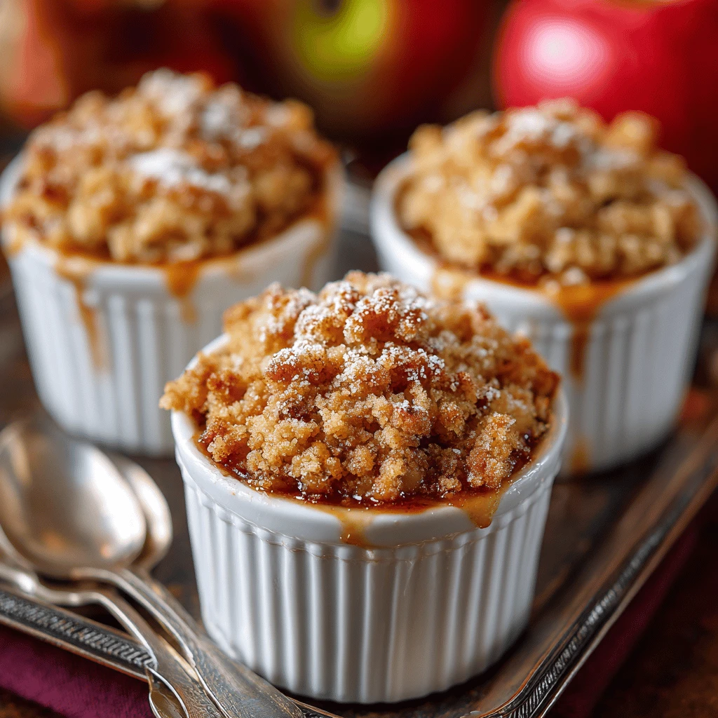 Mini Apple Crumbles: Thanksgiving Dessert Perfection