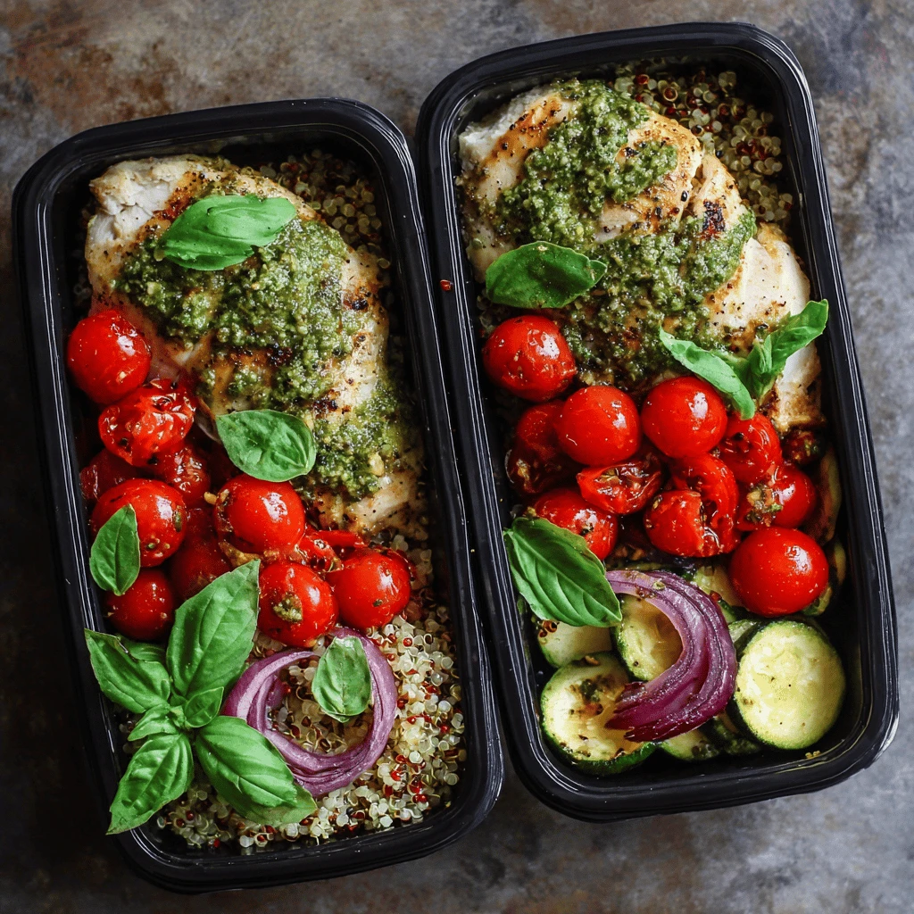 torso Pesto Meal Prep Bowls