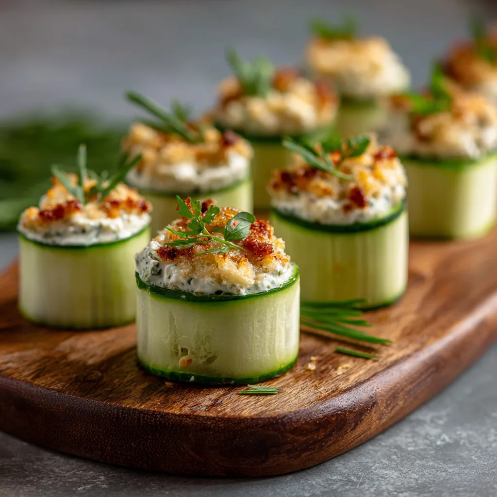 Cucumber Roll Snack Bites