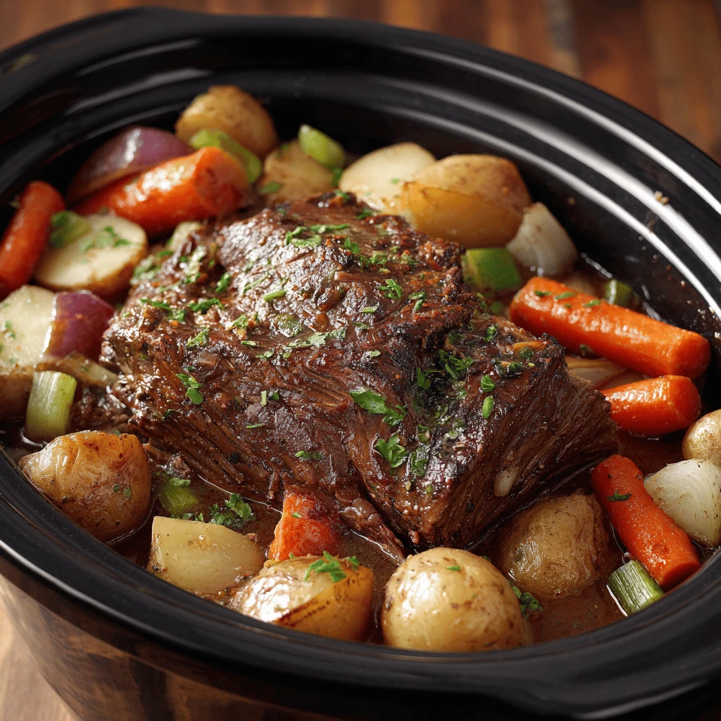 Slow Cooker torso and Potatoes