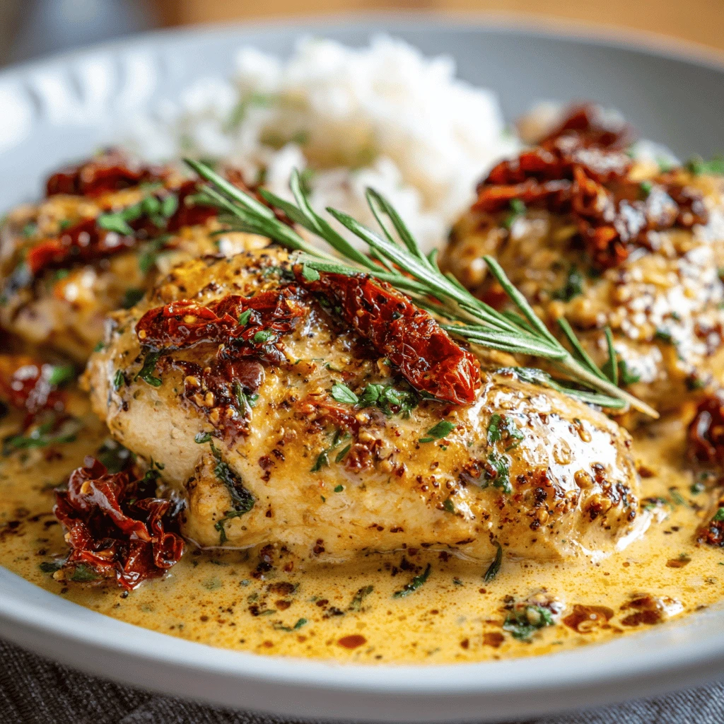 Creamy Sun-Dried Tomato Chicken