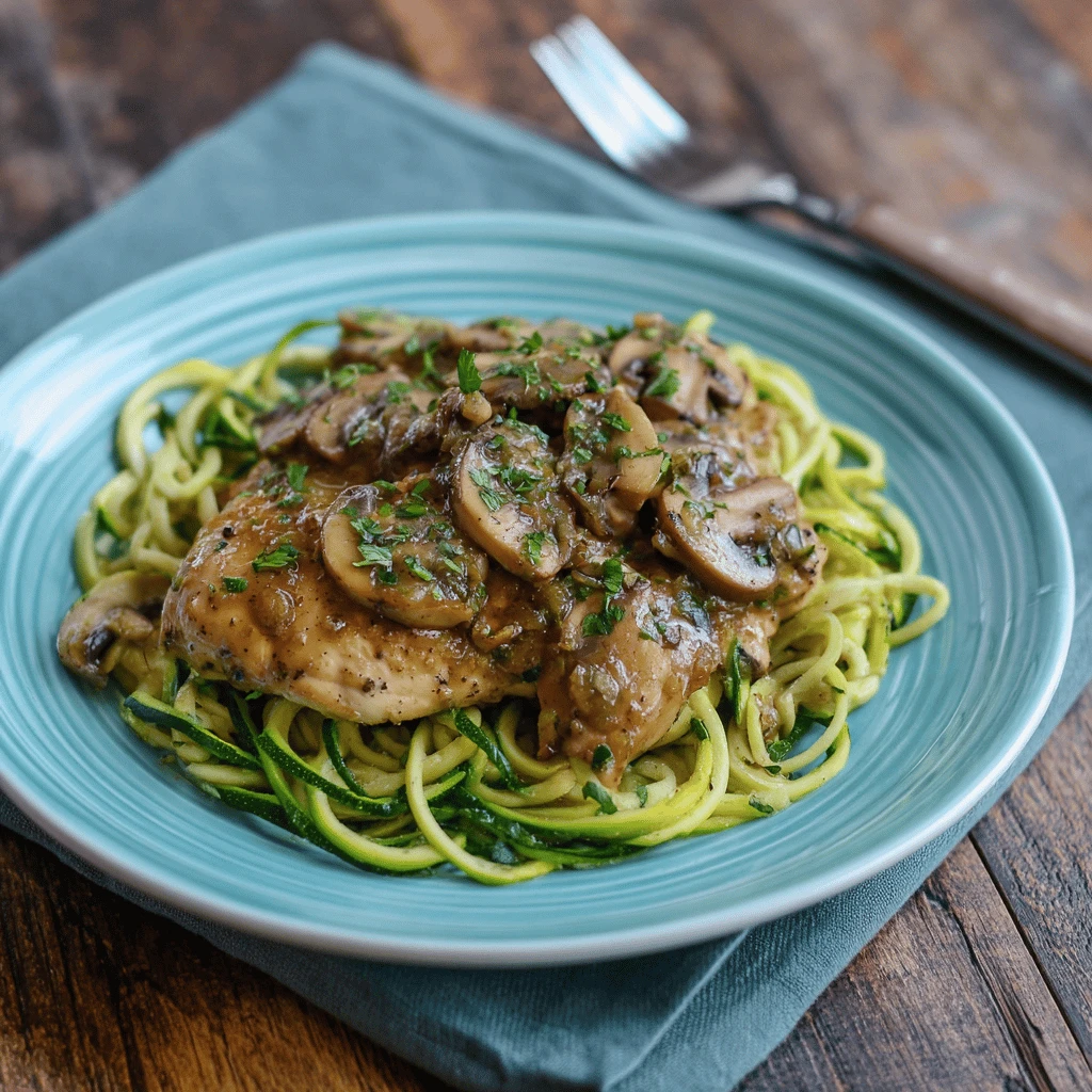Slow Cooker Chicken and Zoodles