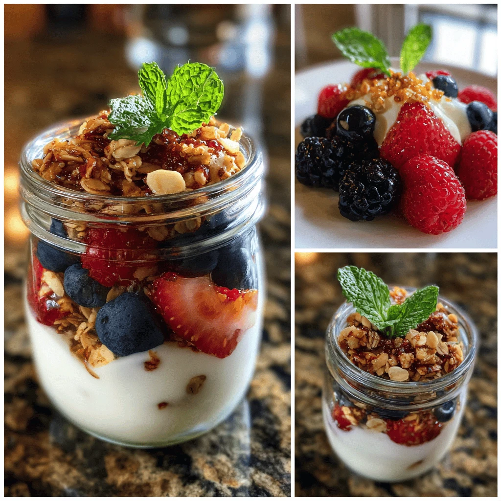 Fruit Yogurt Parfaits Snack