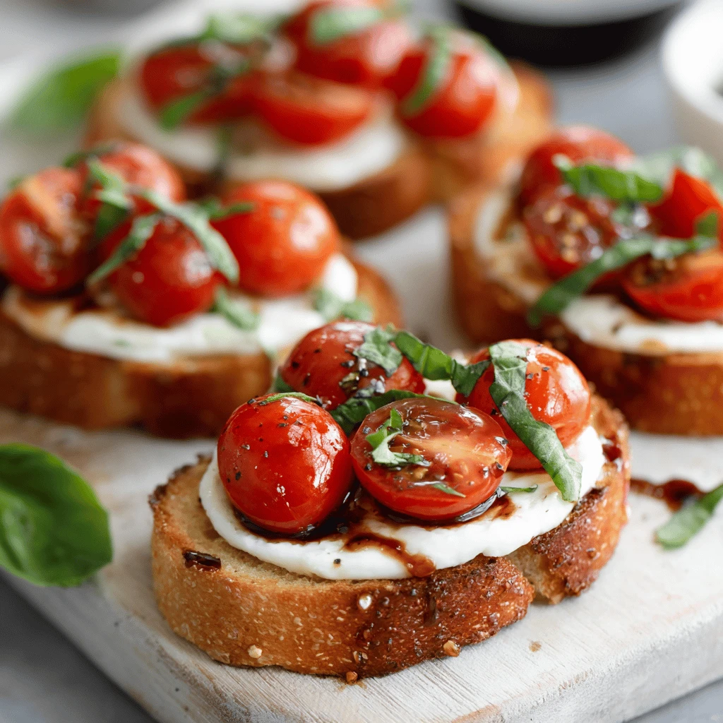 Mini Caprese Toasts: Healthy Snack Perfection
