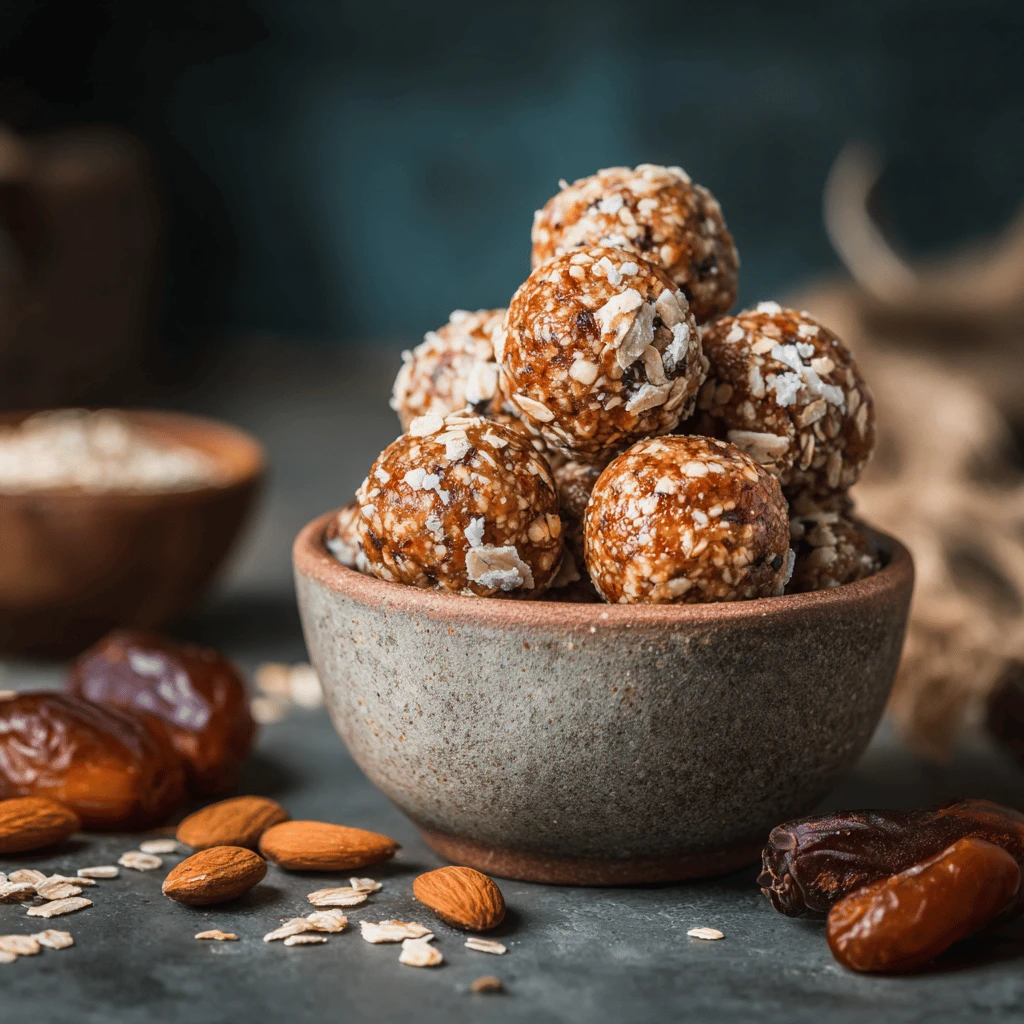 Almond Oat Energy Balls: Healthy Snacks for a Boost