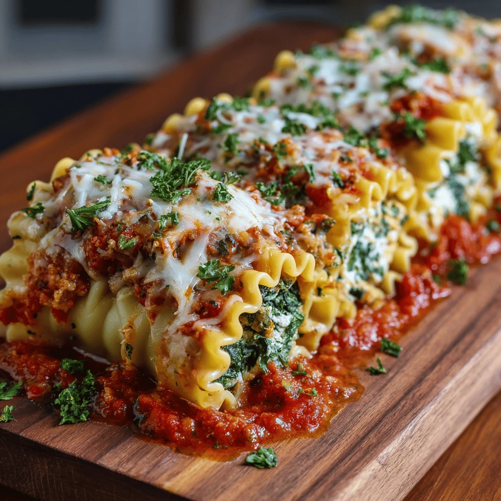 Spinach and Cheese Lasagna Roll-Ups: A Delicious and Easy Dinner